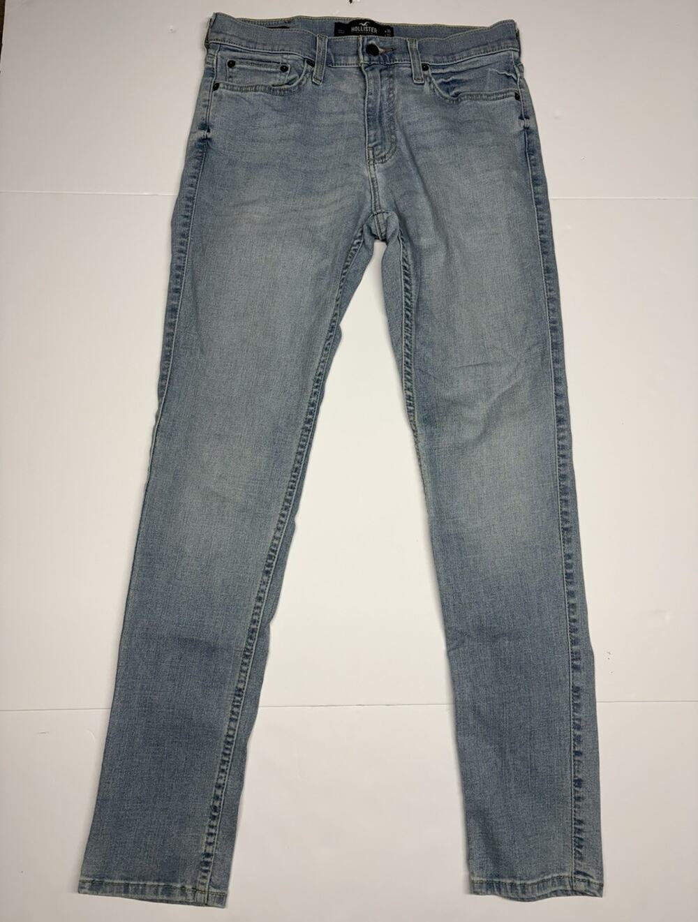 Hollister Men’s Jeans Light Wash Stretch Denim 30x32